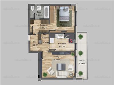 Vanzare apartament 3 camere 13 Septembrie - Marriott - Casa Poporului, Bucuresti