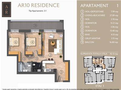 Vanzare apartament 3 camere Dacia- Eminescu, Bucuresti